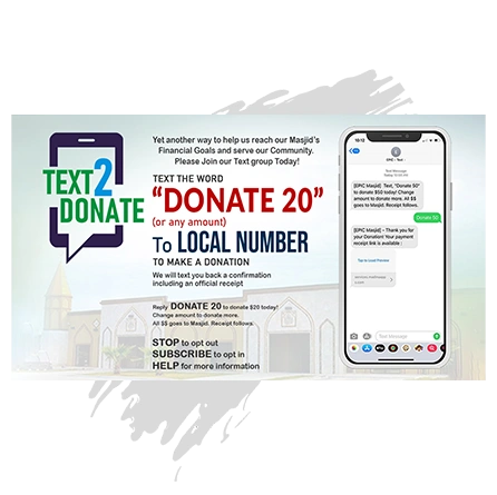 Masjid-text-to-donate-system