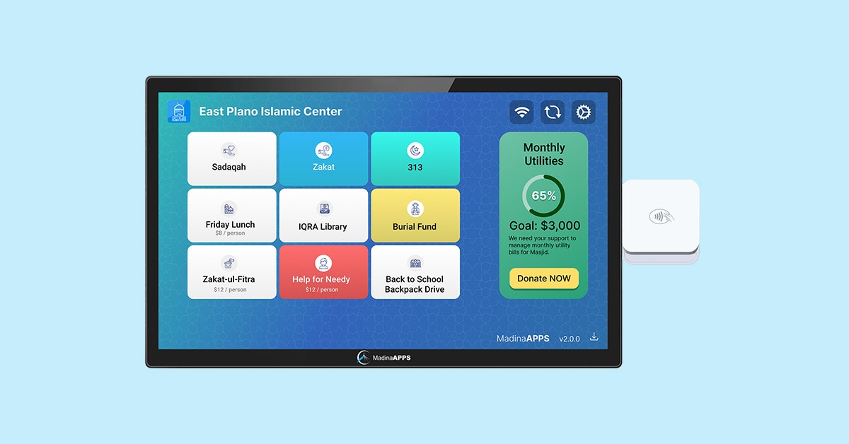 MadinaApps-masjid-donation-kiosk